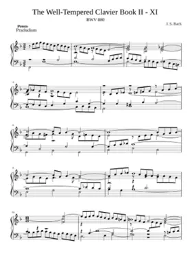 Prelude and Fugue in F major BWV 880