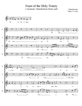 Benedicimus Deum caeli