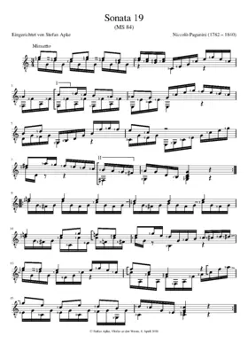 Guitar Sonata in C major