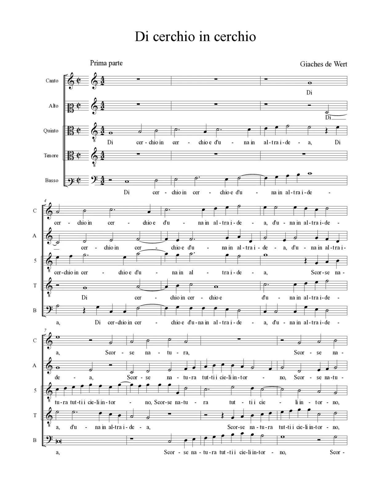 Di cerchio in cerchio - Page 1