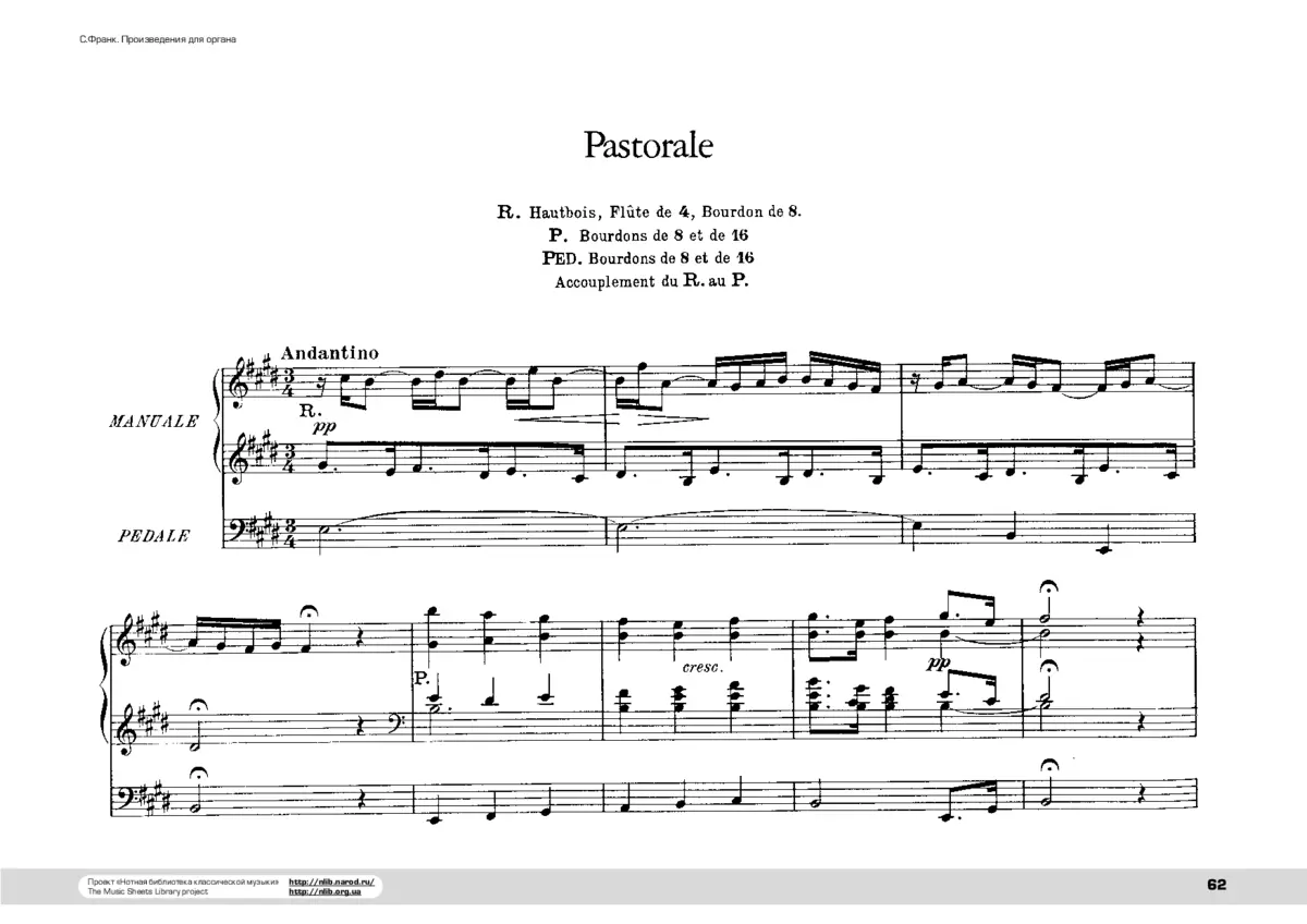 Pastorale - Page 1