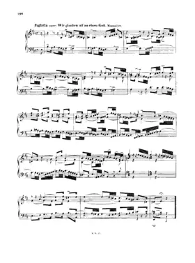 Fughetta super 'Wir gläuben all an einen Gott'