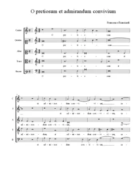 O pretiosum et admirandum convivium