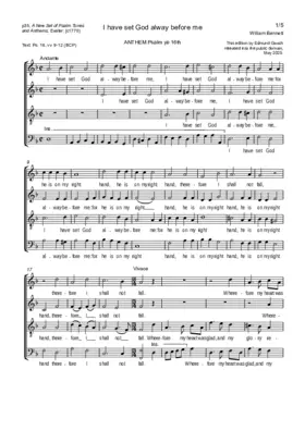 I have set God alway before me