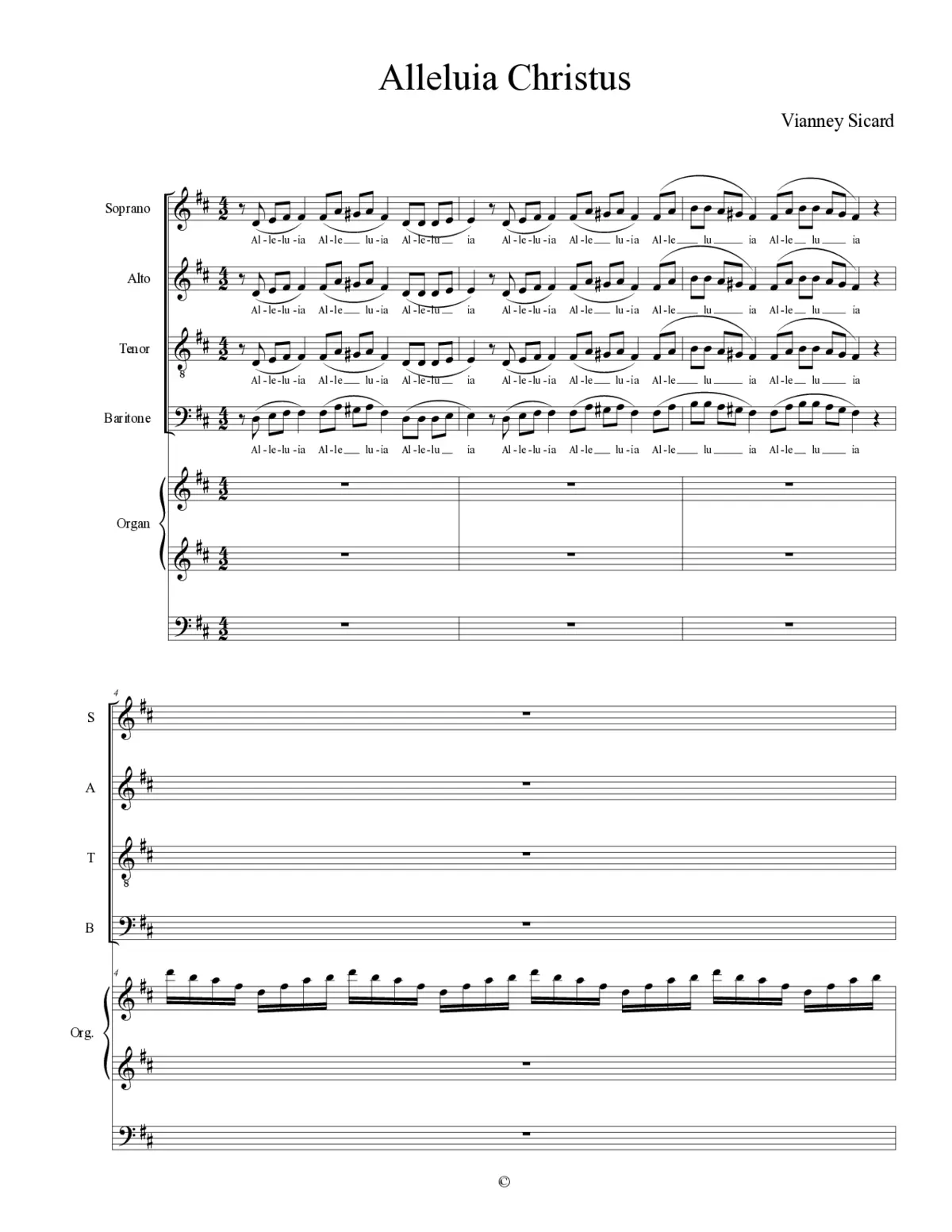 Alleluia Christus - Page 1