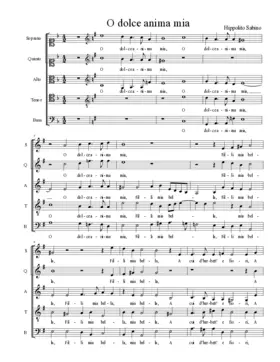 O dolce anima mia