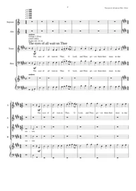 The eyes of all wait on Thee