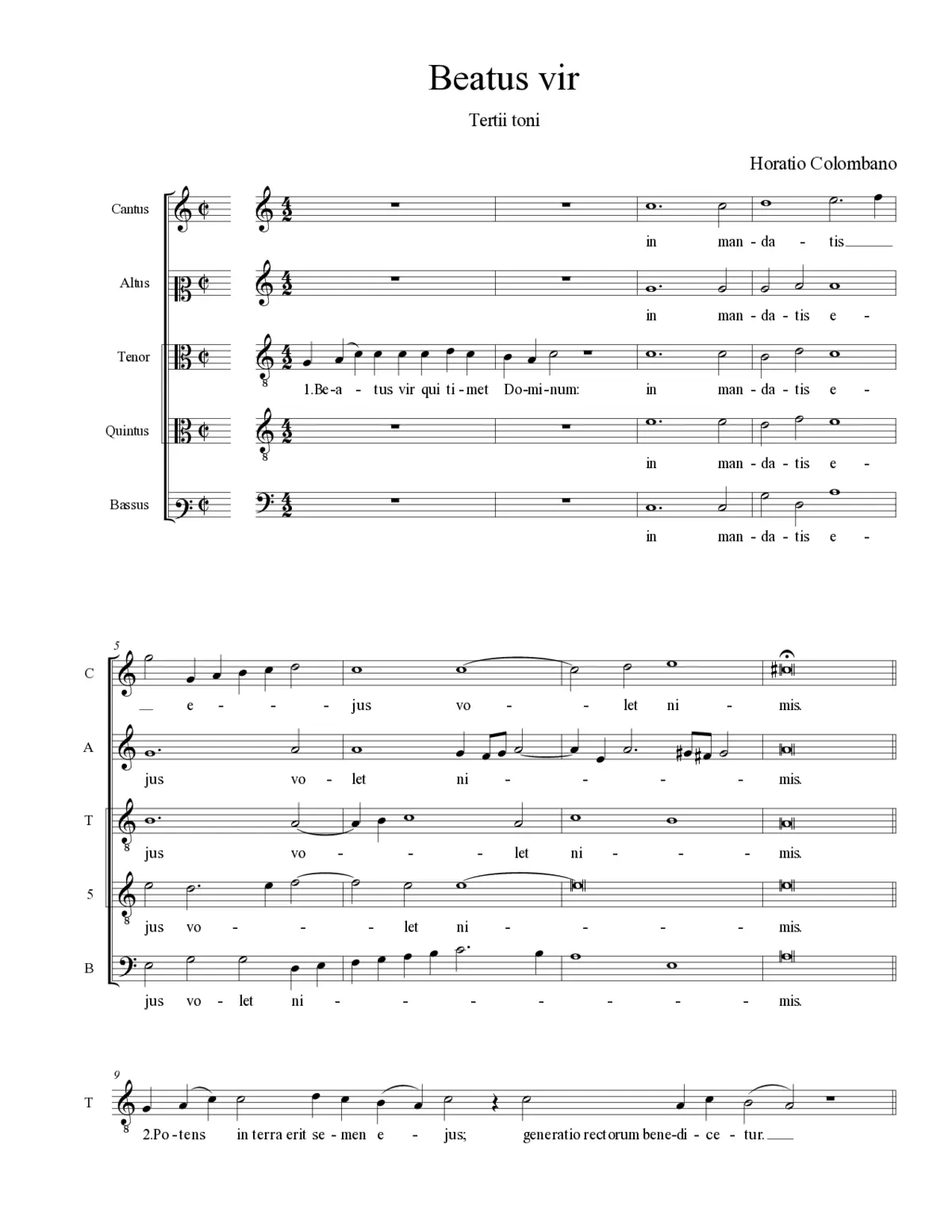 Beatus vir - Page 1