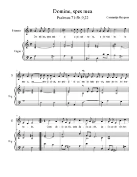 Domine spes mea