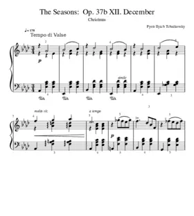 The Seasons Op.37a