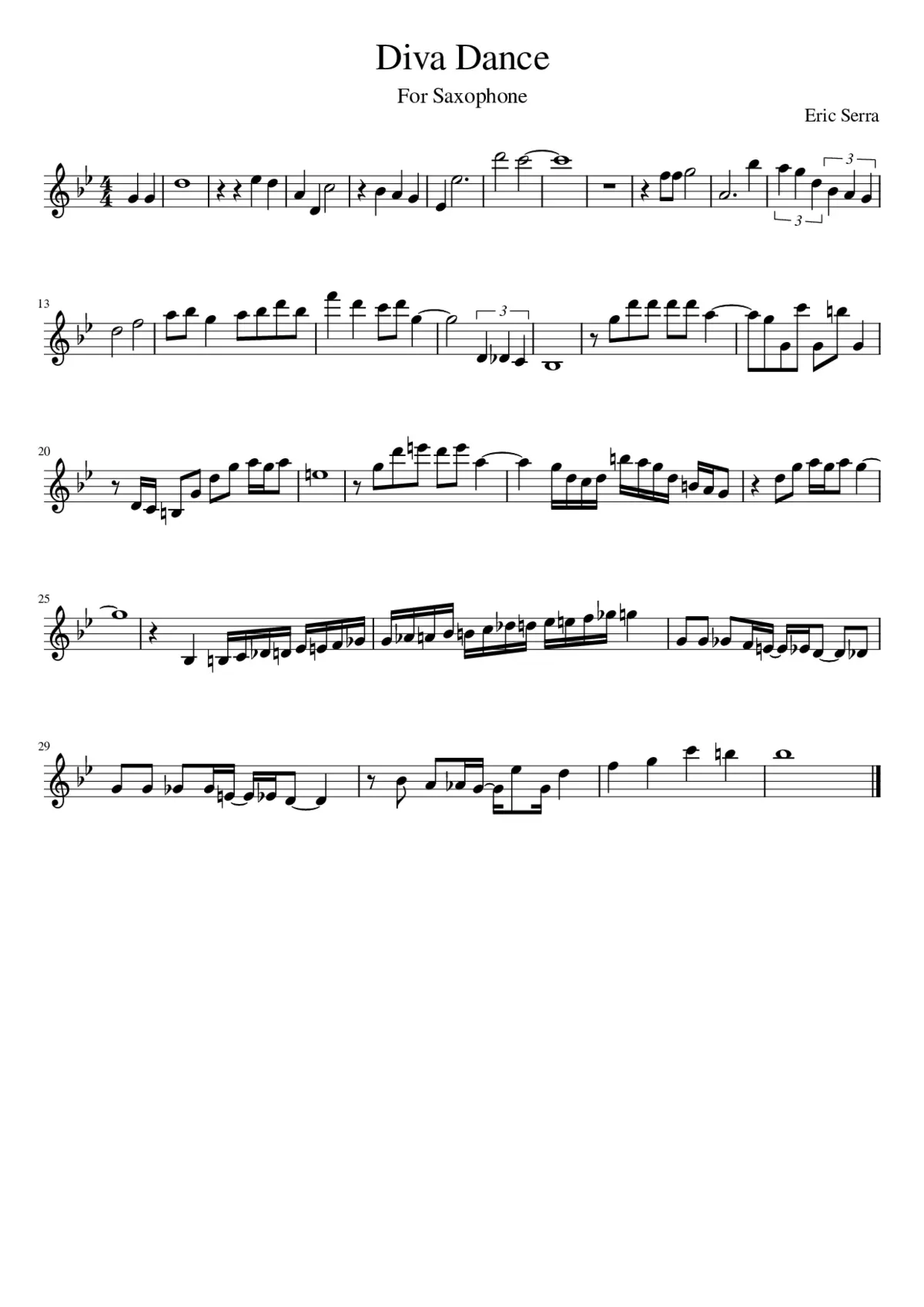 Diva Dance (Fifth Element) - Page 1