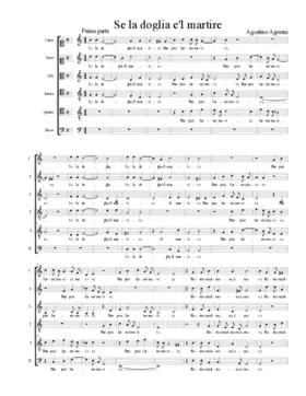 Se la doglia e'l martire