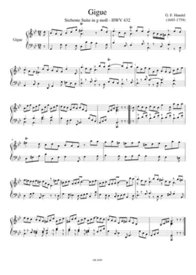 Suite in G minor HWV 432