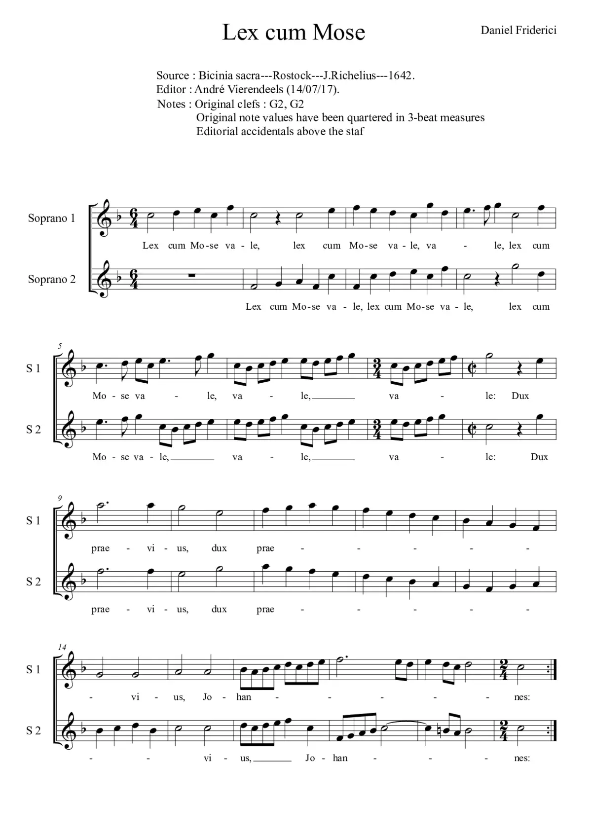 Lex cum Mose vale - Page 1