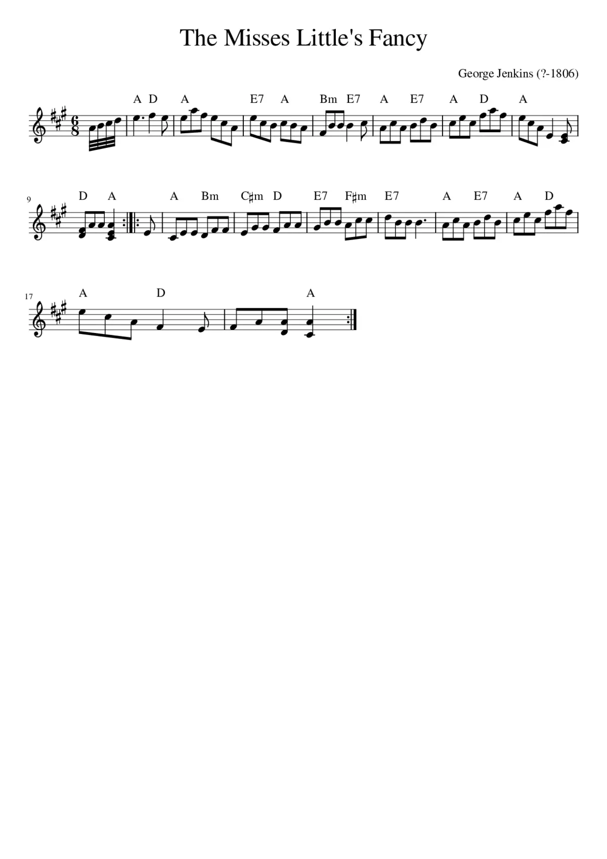 the Misses Little's Fancy - Page 1