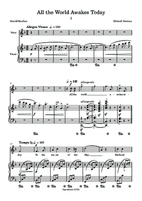 All the World Awakes Today