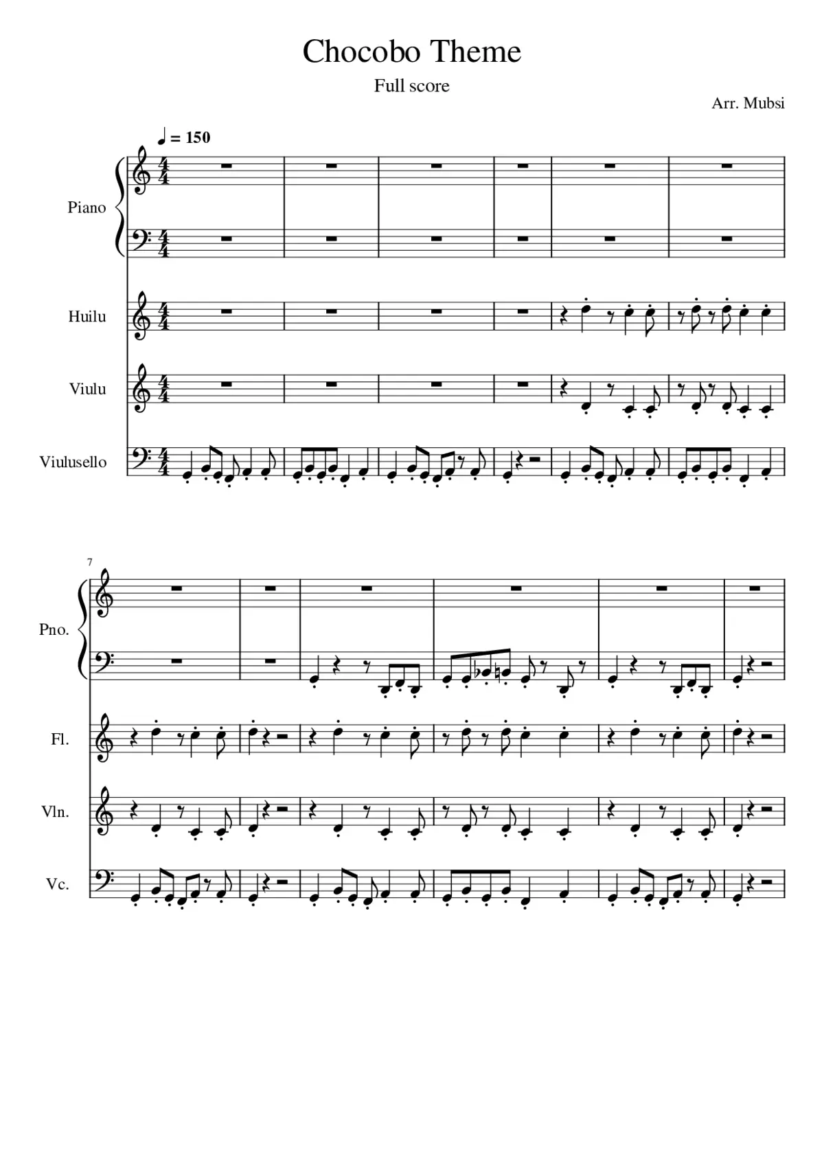 chocobo theme - Page 1