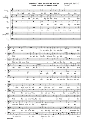 Erhalt uns Herr bei deinem Wort