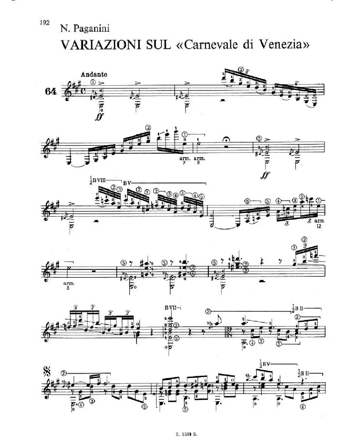 Variations on Carnival of Venice - Page 1
