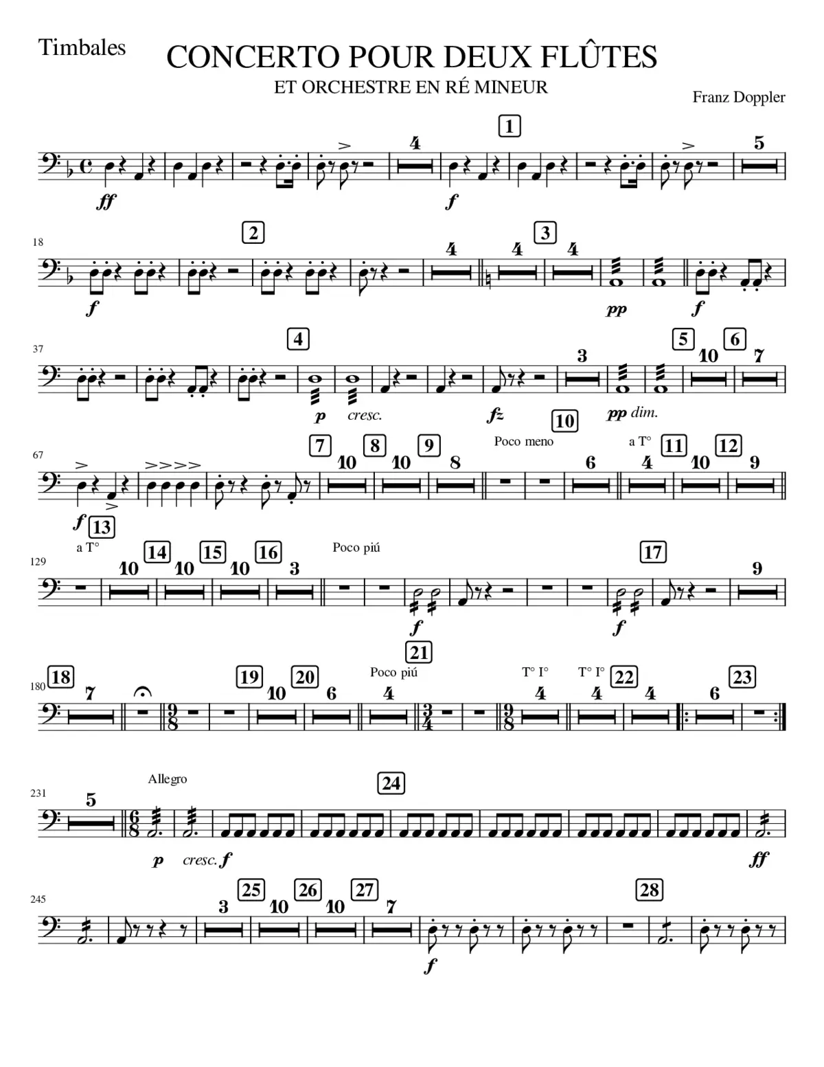 TIMB. CONCERTO 2 FLUTES - Page 1