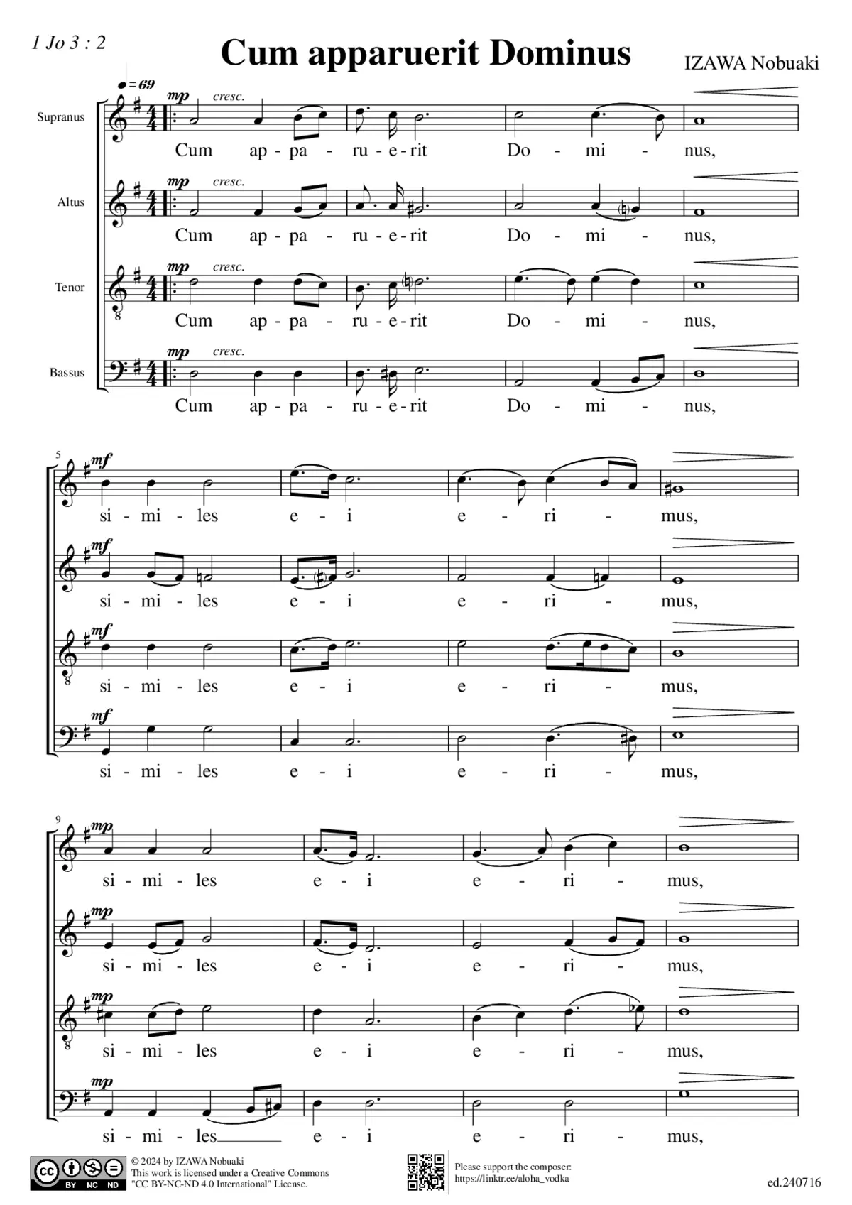 Cum apparuerit Dominus - Page 1