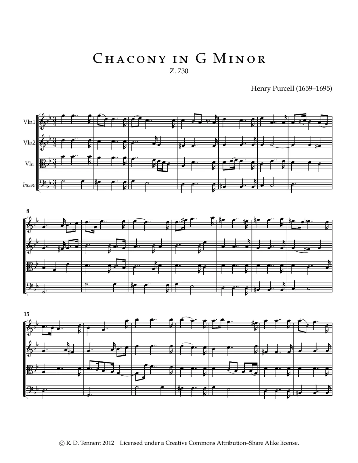 Chacony - Page 1