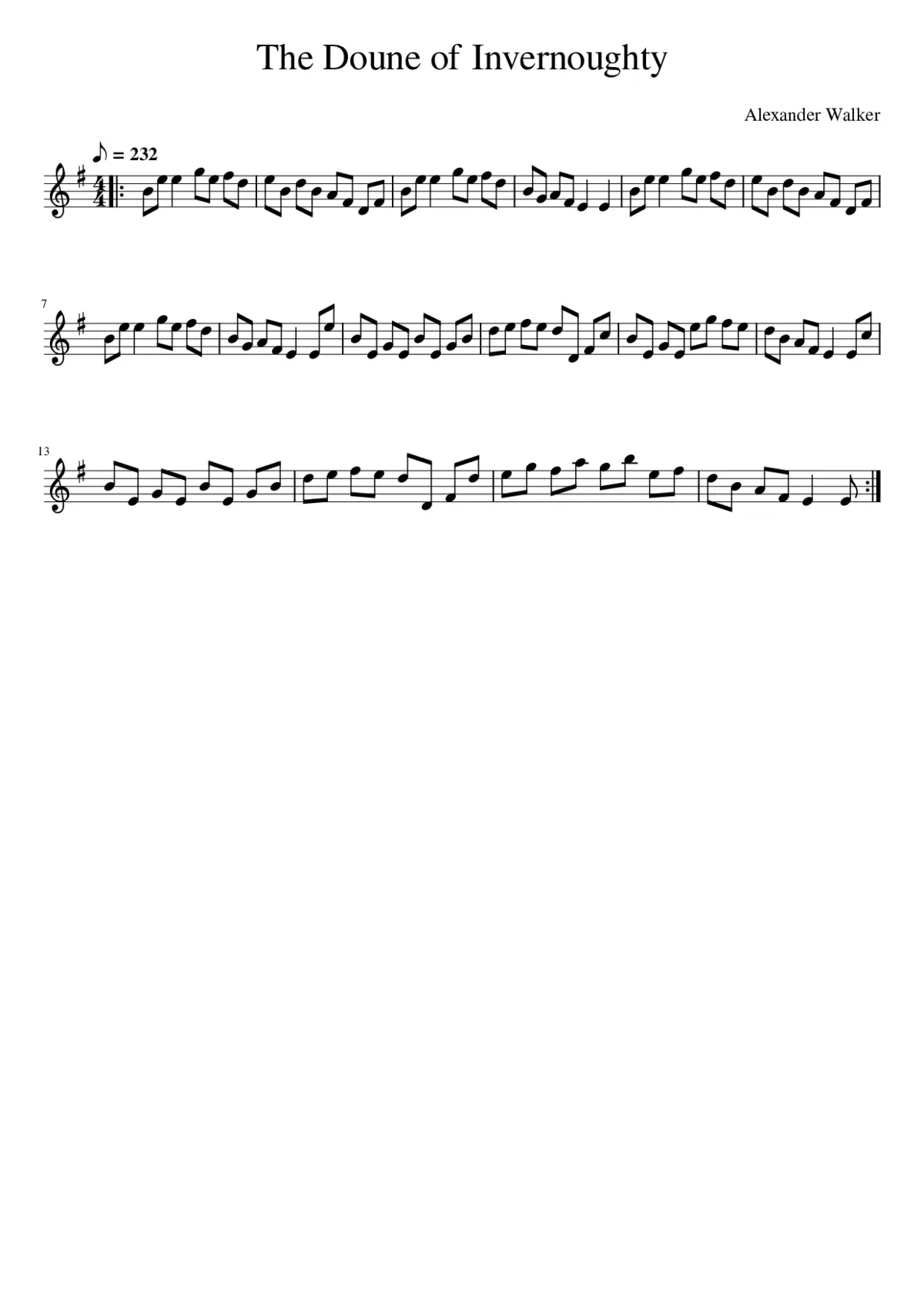 The Doune of Invernoughty - Page 1