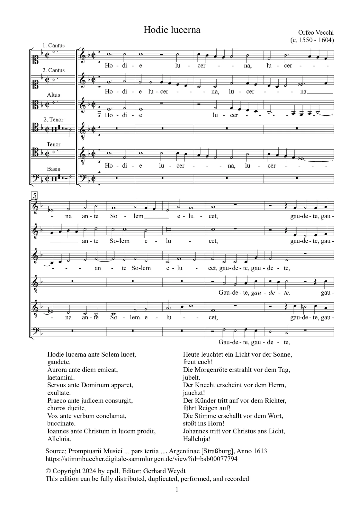 Hodie lucerna - Page 1