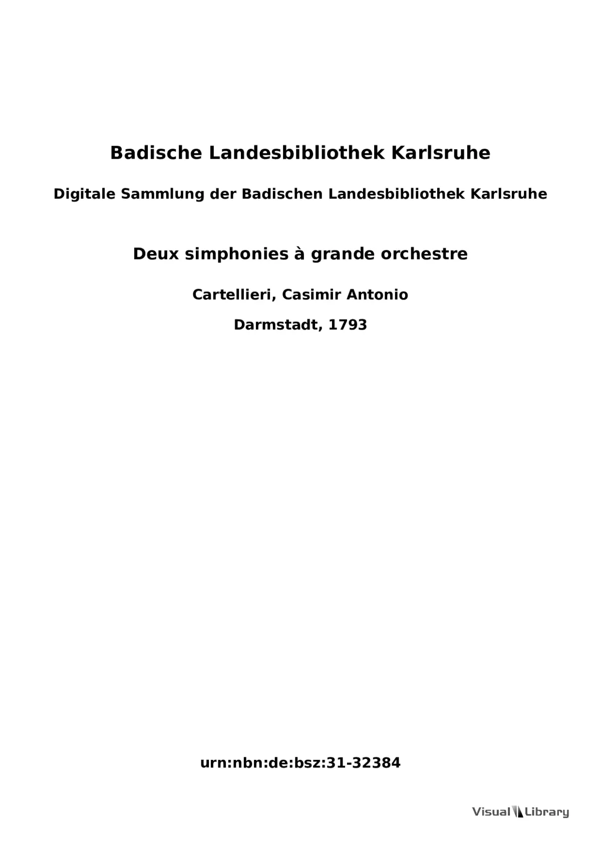 2 Symphonies - Page 1