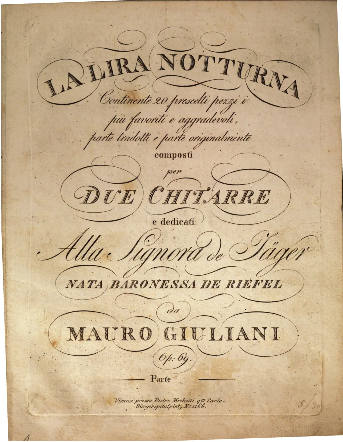 La lira notturna - Page 1