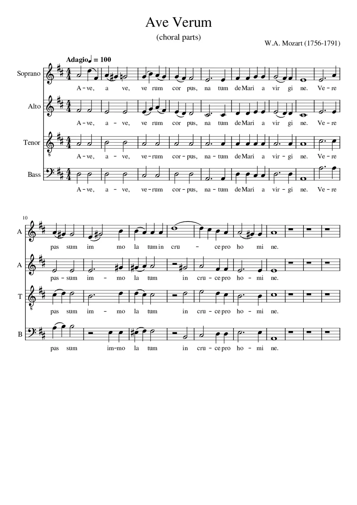 Ave Verum - Page 1