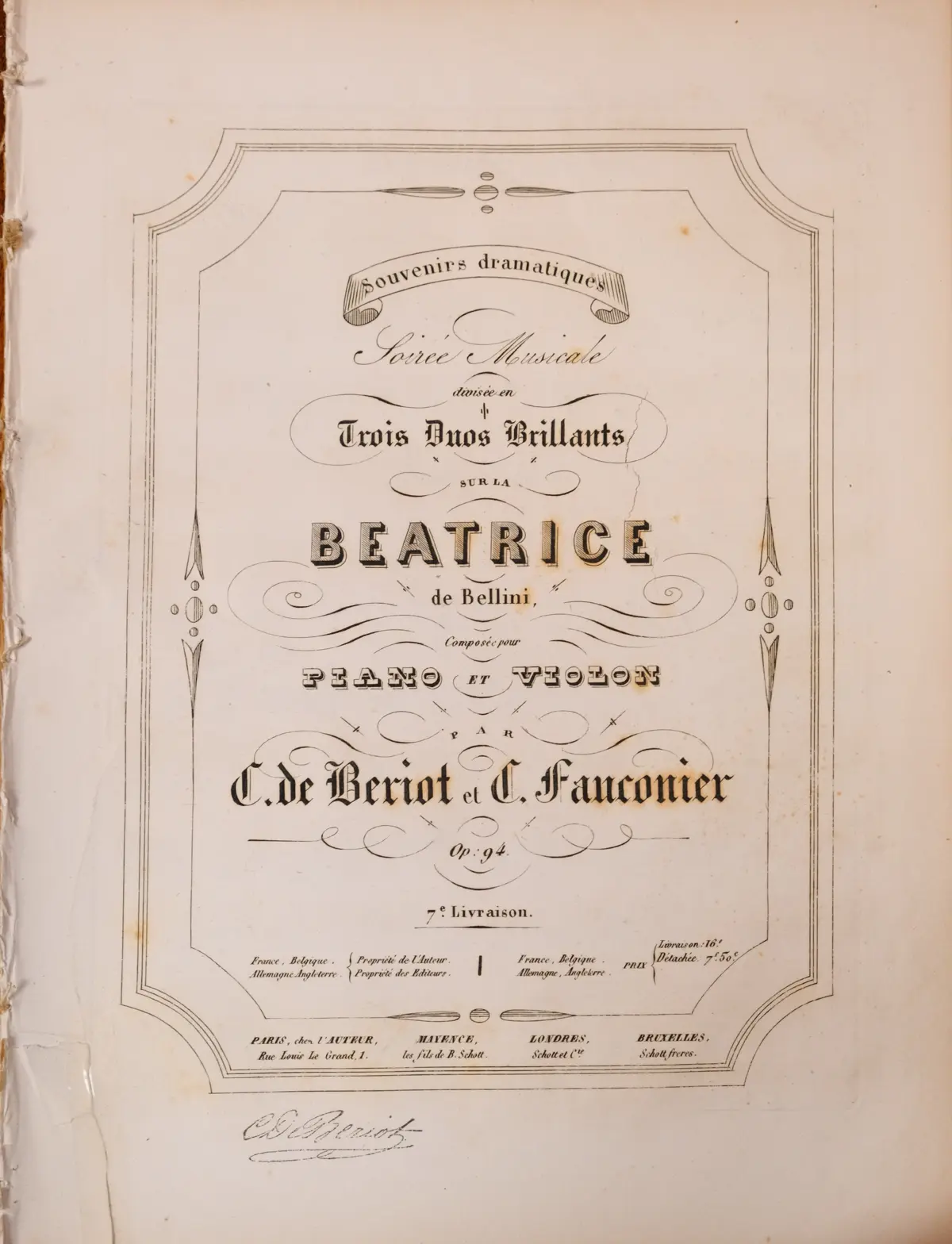 3 Duos Brillants sur la Beatrice de Bellini - Page 1