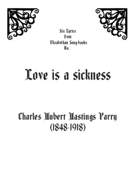 Love is a sickness