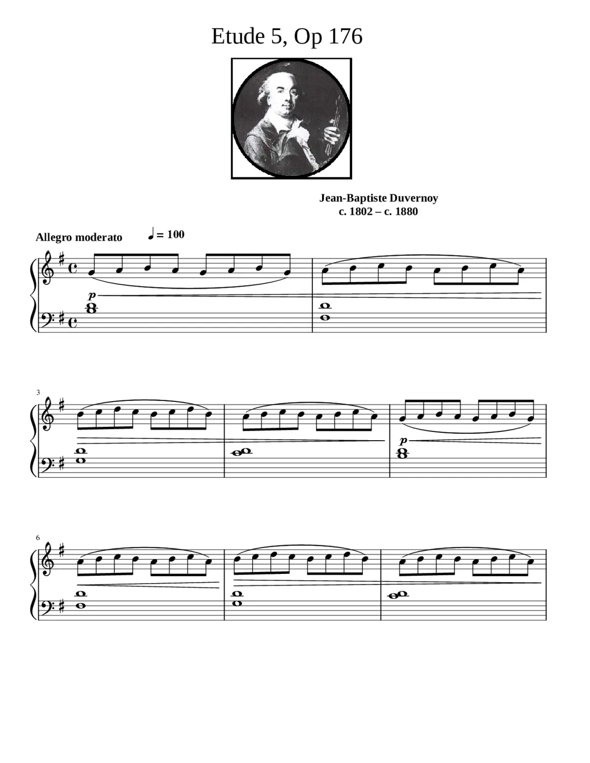 Elementary Studies (op 176) - Page 1