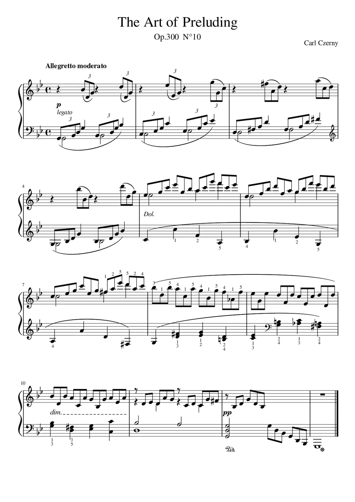 The Art of Preluding Op.300 - Page 1