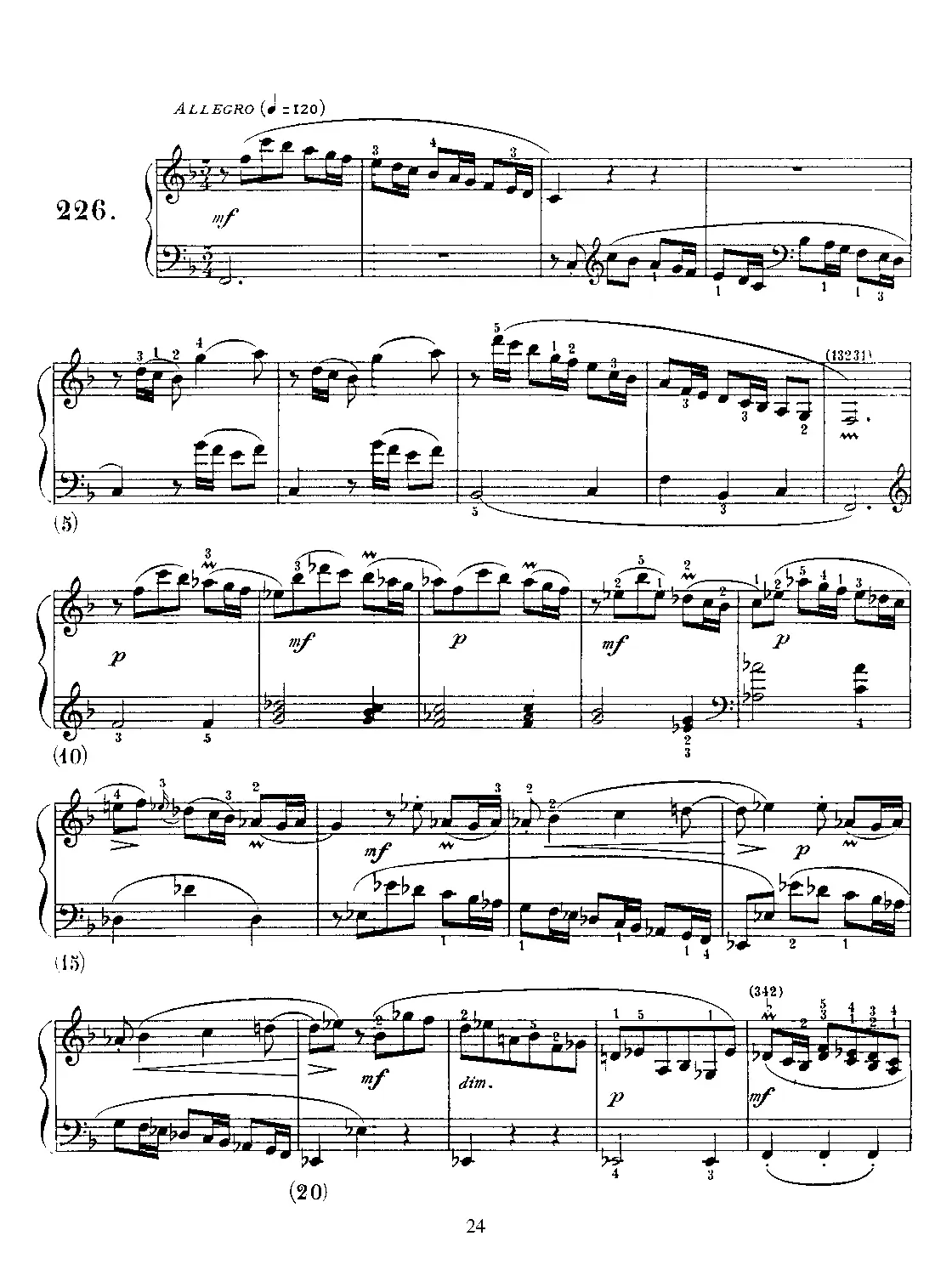 Keyboard Sonata in F major - Page 1