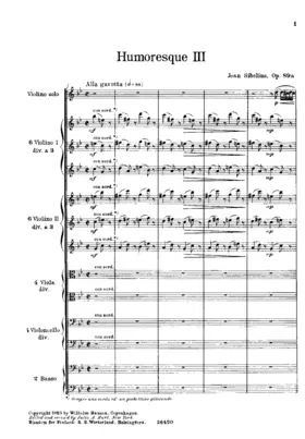 Humoresques (Nos.3-6)