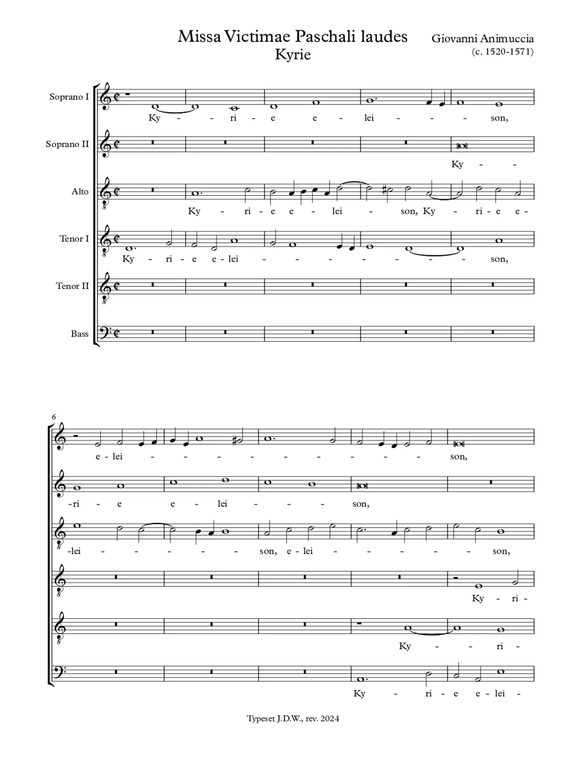 Missa Victimae Paschali laudes - Page 1