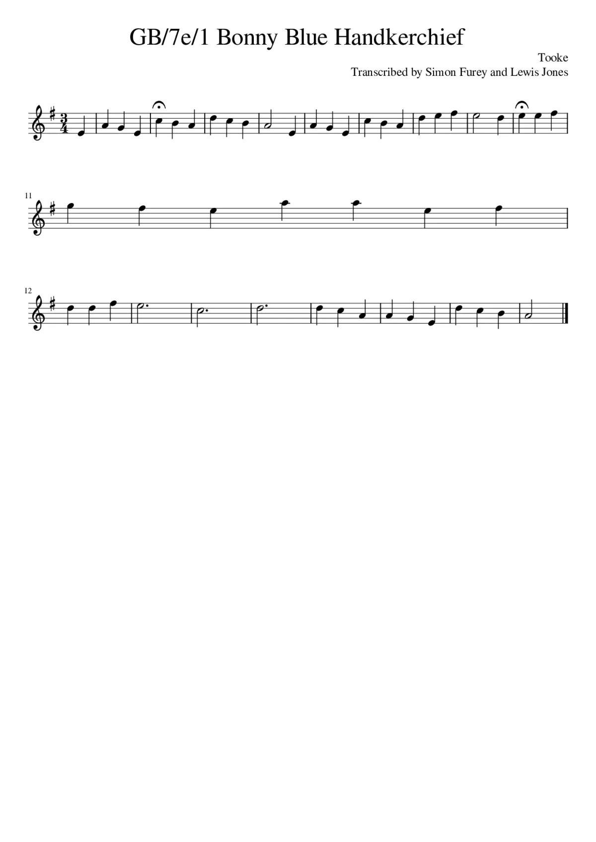 GB/7e/1 Bonny Blue Handkerchief - Page 1