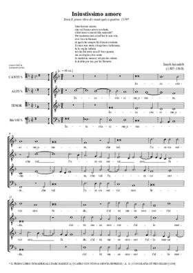 Iniustissim' amore, che val l'unico servir con fede s'altri