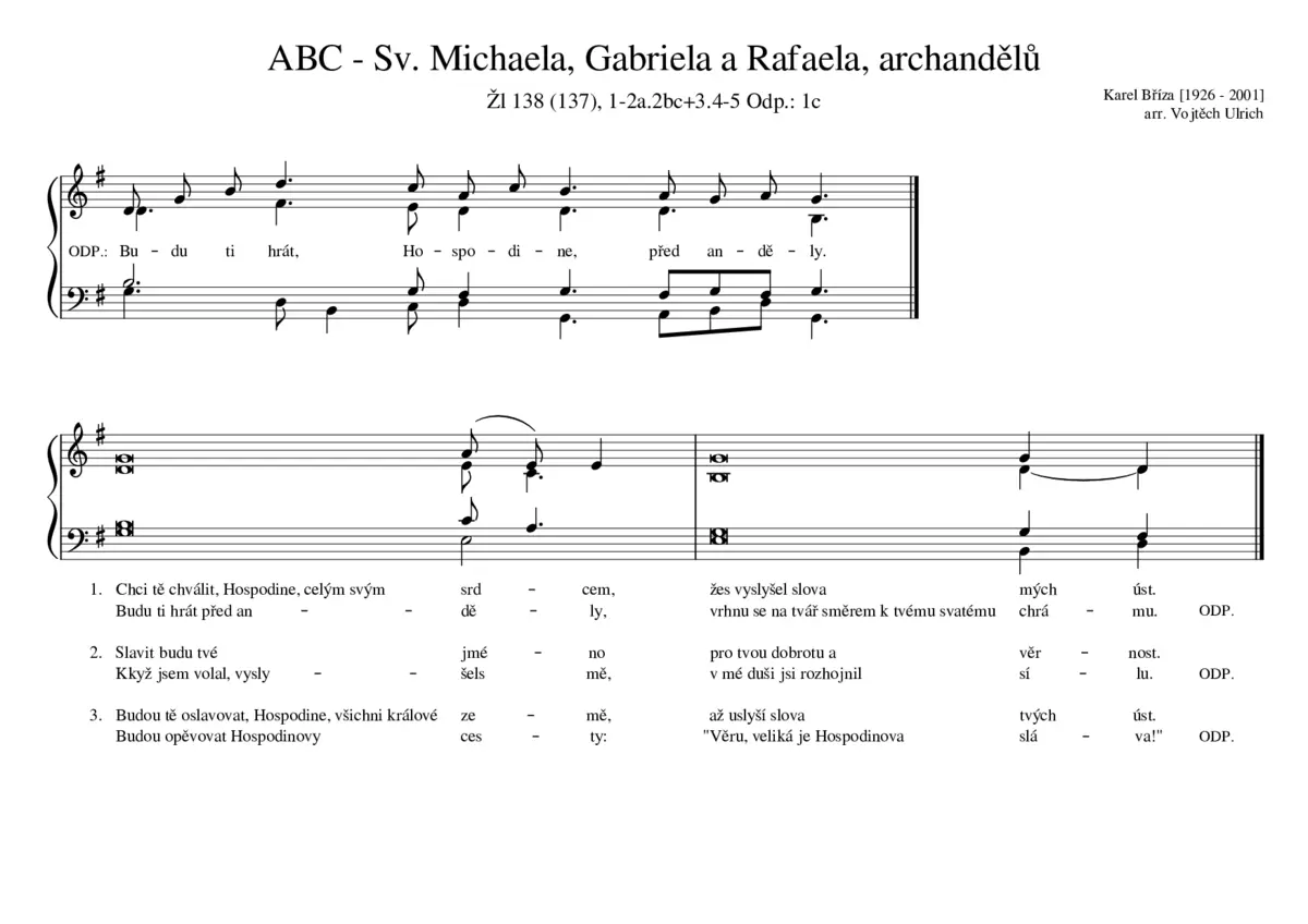 ABC - Sv. Michaela, Gabriela a Rafaela, archandělů - Page 1
