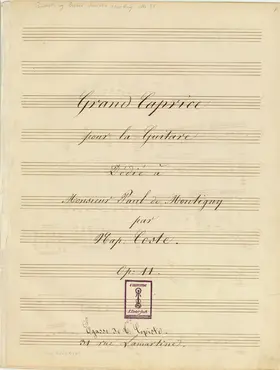 Grand Caprice pour la Guitare