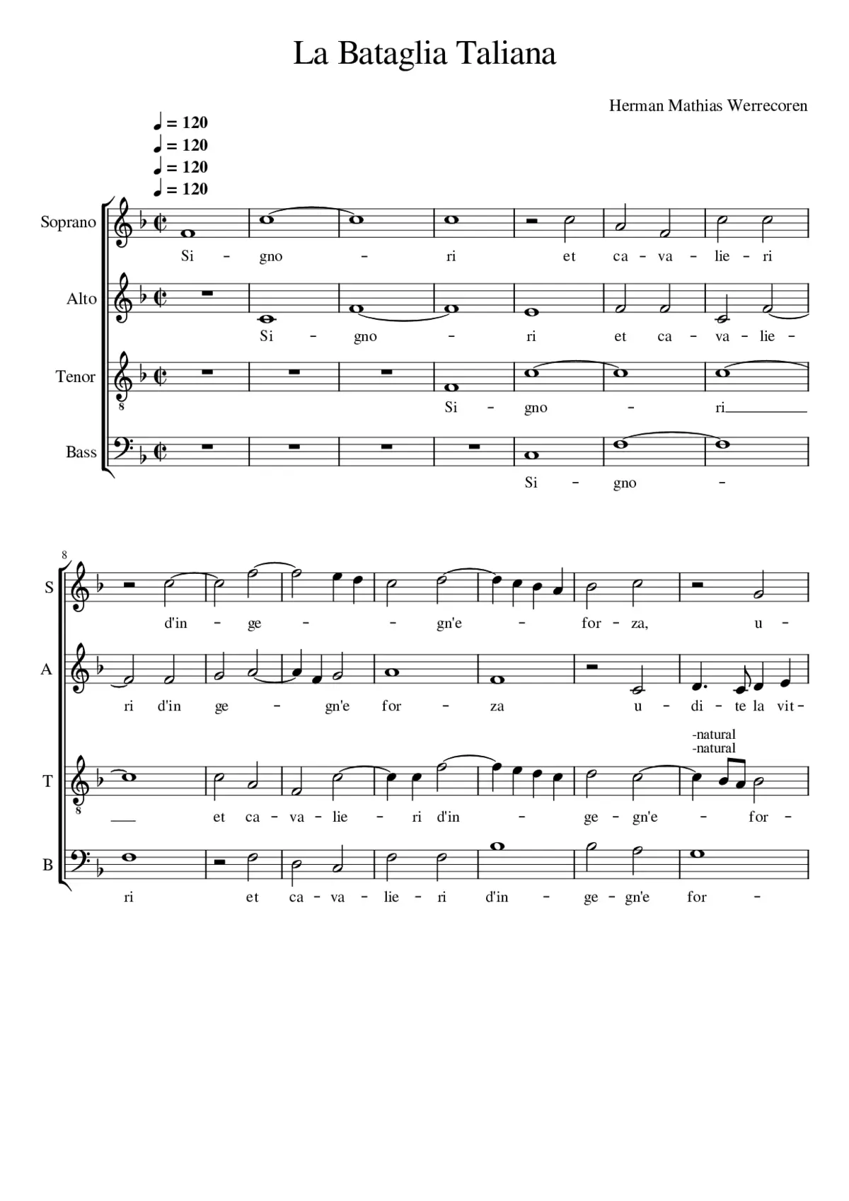 La bataglia Taliana - Page 1