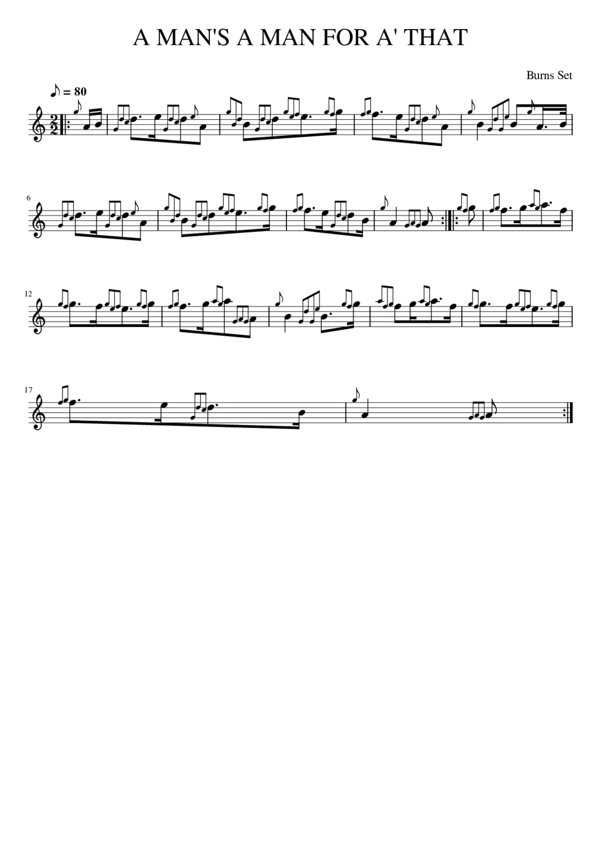 A MAN'S A MAN FOR A' THAT - Page 1