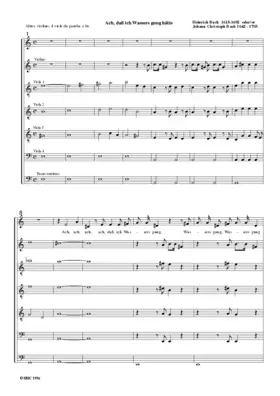 Ach, daß ich Wassers gnug hätte