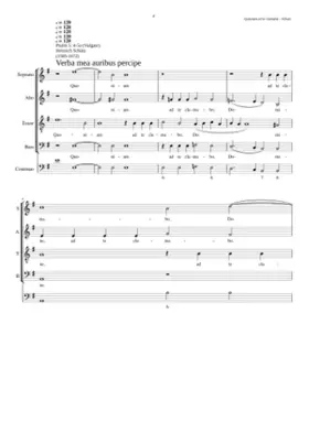 Quoniam ad te clamabo Domine SWV 62