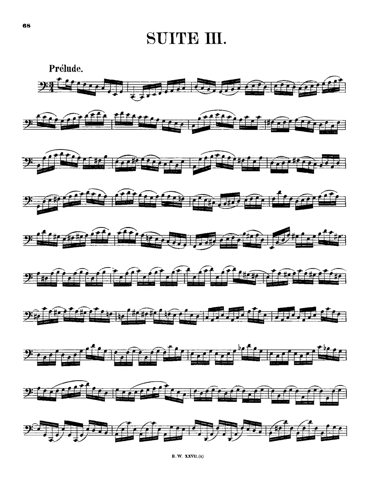Cello Suite No.3 - Page 1