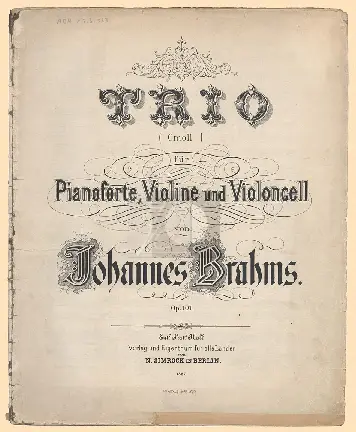 Piano Trio No.3 - Page 1