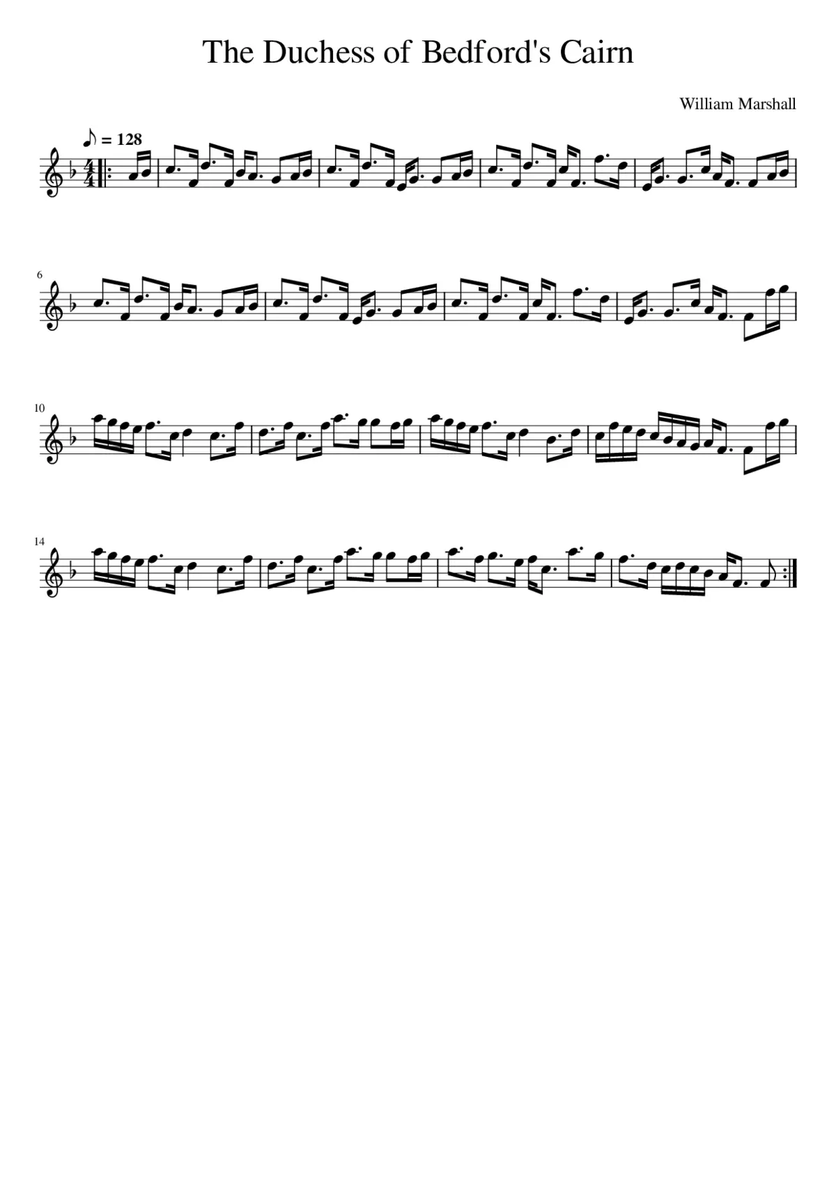 the Duchess of Bedford's Cairn - Page 1