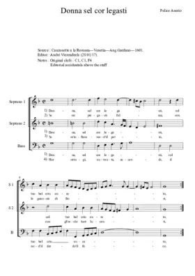 Donna sel cor legasti